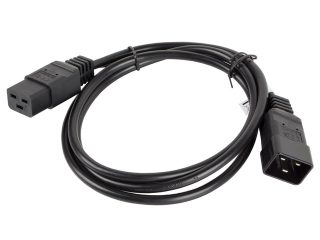 Lanberg удължителен кабел IEC 320 C19 / C20 1.8 m VDE, черен