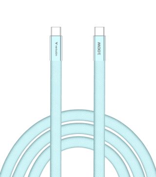 Verbatim Sync & Charge SoftTouch USB-C към USB-C кабел 100W 120 см - Син