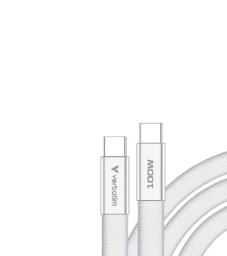 Verbatim Sync & Charge SoftTouch USB-C към USB-C кабел 100W 120 см - Бял