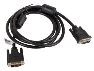LANBERG DVI-D (M) (24+1)-> DVI-D (M) (24+1) кабел 3м, dual link, черен