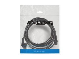 Lanberg захранващ кабел CEE 7/7 -> IEC 320 C13, 5 m, VDE, черен