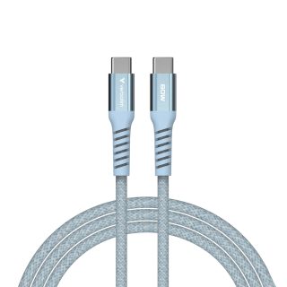 Verbatim Sync & Charge USB-C към USB-C 60W Magnetic 120 cm - Син