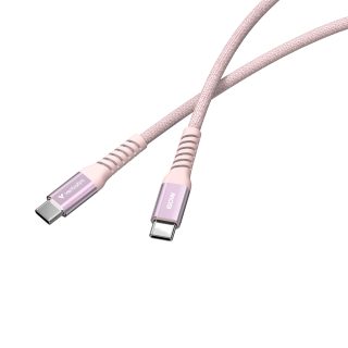 Verbatim Sync & Charge USB-C към USB-C 60W Magnetic 120 cm - Розов