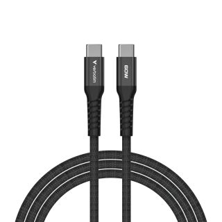 Verbatim Sync & Charge USB-C към USB-C 60W Magnetic 120 cm - Черен