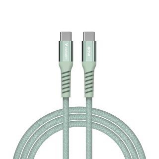 Verbatim Sync & Charge USB-C към USB-C 60W Magnetic 120 см - Зелен
