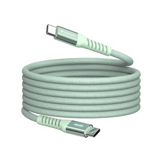 Verbatim Sync & Charge USB-C към USB-C 60W Magnetic 120 см - Зелен