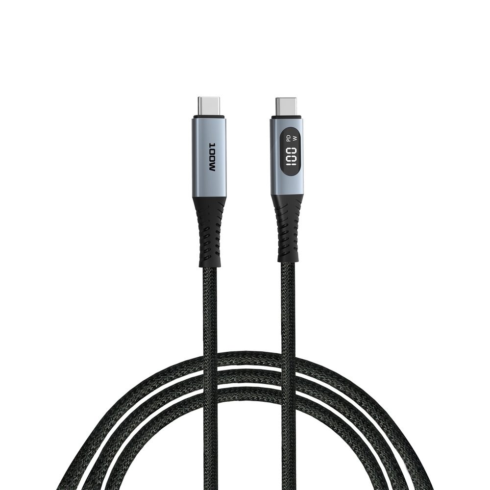 Кабел Verbatim Sync & Charge USB-C към USB-C 100W Display 120 cm