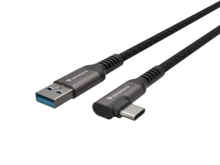 Genesis Cable USB-C(M)->USB-A(M) 3.1 GEN 1, 5GB/S PD15W VR, 5m, Черен