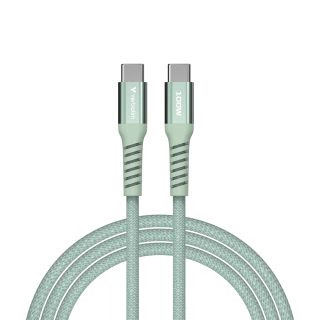 Verbatim Sync & Charge USB-C към USB-C 100W Magnetic 120 cm - Зелен