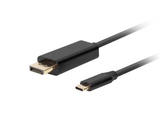 Lanberg USB-C (M) -> DisplayPort (M) 1.2 4K 60Hz кабел 3м, черен