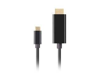 Lanberg USB-C (M) -> HDMI (M) кабел 1.8m 4K 60Hz, черен