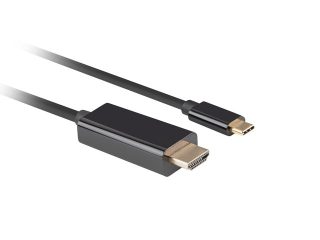 Lanberg USB-C (M) -> HDMI (M) кабел 1.8m 4K 60Hz, черен
