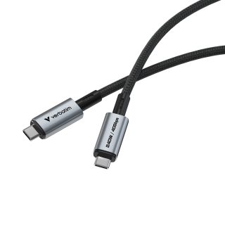 Verbatim Sync & Charge USB-C към USB-C 240W 40 Gbps 120 cm