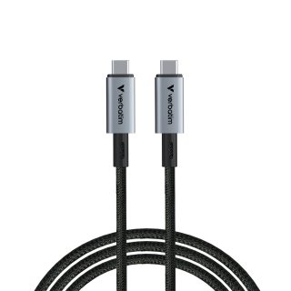 Verbatim Sync & Charge USB-C към USB-C 240W 40 Gbps 120 cm