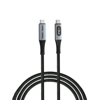 Verbatim Sync & Charge USB-C към USB-C 240W 40 Gbps Display 120 cm