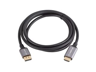 Lanberg кабел DisplayPort към HDMI 1.8 m, черен
