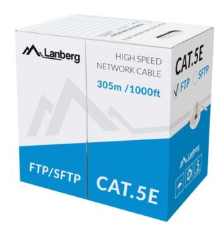 Lanberg LAN кабел FTP CAT.5E 305m многожилен CCA, сив