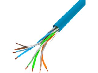 Lanberg LAN Cable CAT.5E UTP 305M Solid Cu Blue Fluke
