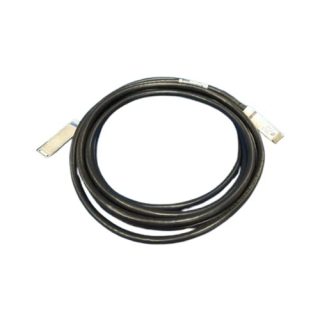 Dell Networking Cable 100GbE QSFP28 до QSFP28, пасивен меден директен конект, 0.5 метра, комплект за клиенти