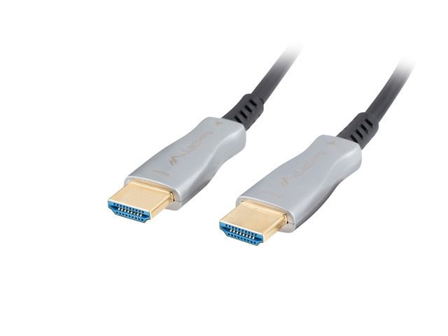 LANBERG HDMI M/M v2.0 кабел 100m оптичен черен AOC