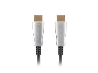 LANBERG HDMI M/M v2.0 кабел 100m оптичен черен AOC