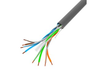 Lanberg LAN кабел CAT.6 UTP 305m плътна мед, сив, fluke passed