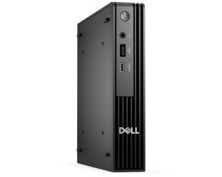 Настолен компютър Dell Pro Micro QCM1250, Intel Core Ultra 5 235T (13 TOPS NPU, 14 ядра, до 5.0GHz), 16 GB: 1 x 16 GB, DDR5, до 5600 MT/s, 512GB SSD, Integrated Graphics, Wi-Fi 6E, Keyboard&Mouse, 90W, Win 11 Pro, 3Y PS