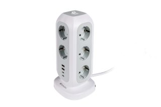 Verbatim EUPT-01 EU Power Tower 11 AC с 2 x USB-C / 2 x USB-A