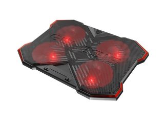 Genesis Laptop Cooling Pad Oxid 260 15.6-17.3 4 Fans, LED Light, 2 USB