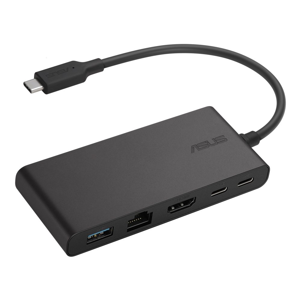 Asus DC201 DUAL 4K USB-C Докинг станция, Черен