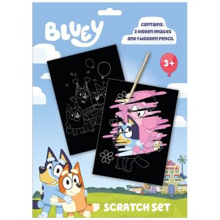 Арт скреч сет Bluey