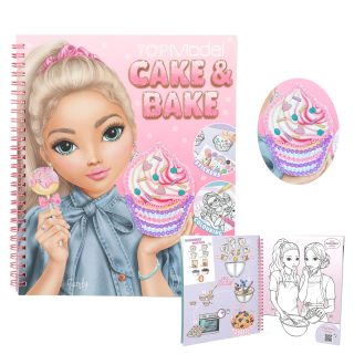 Книжка за оцветяване Depesche TopModel - Cake & Bake