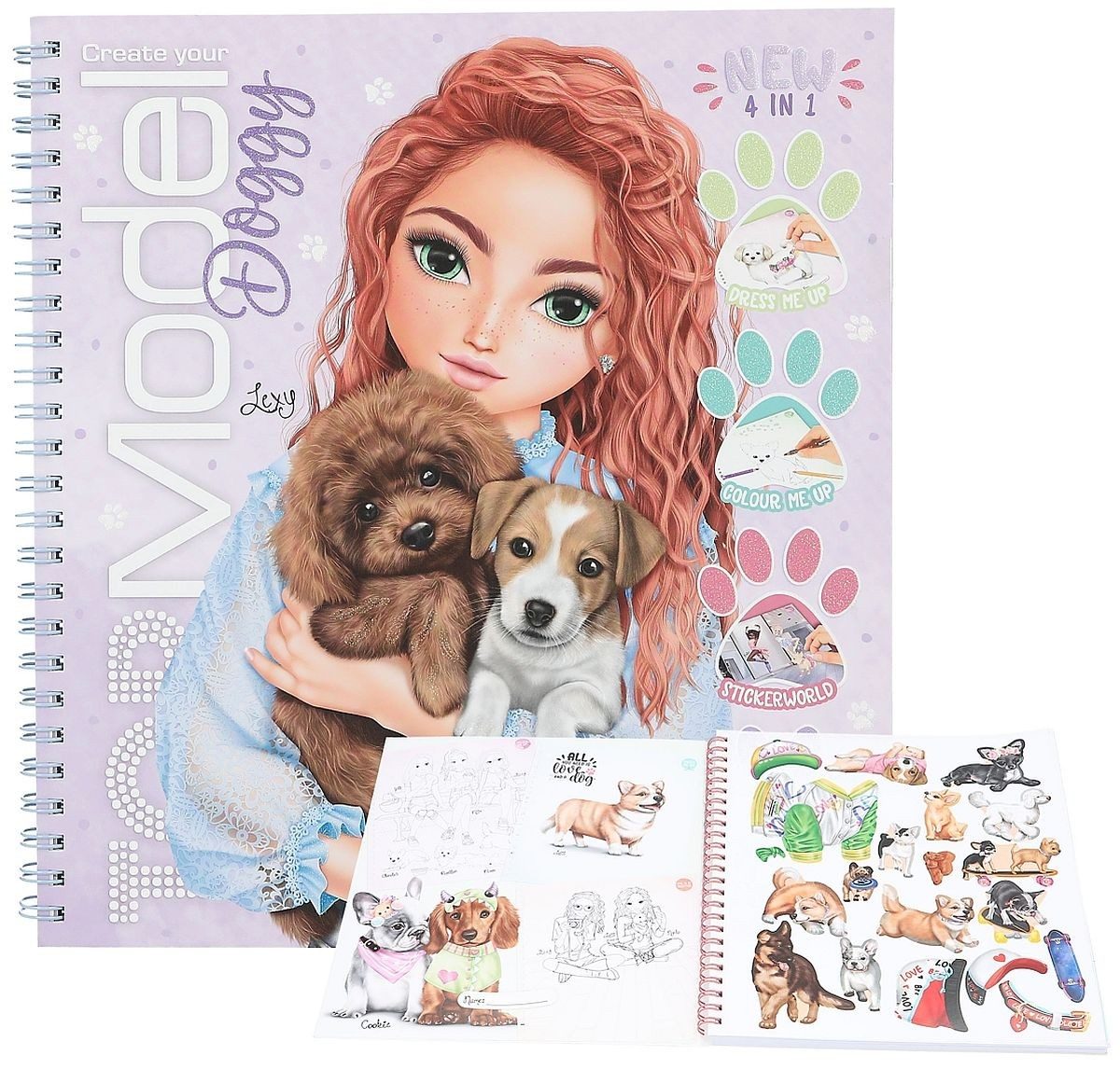 Книжка за оцветяване Depesche TopModel - Doggy