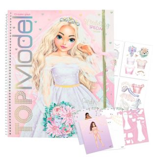Книжка за оцветяване - Depesche Top Model Сватба