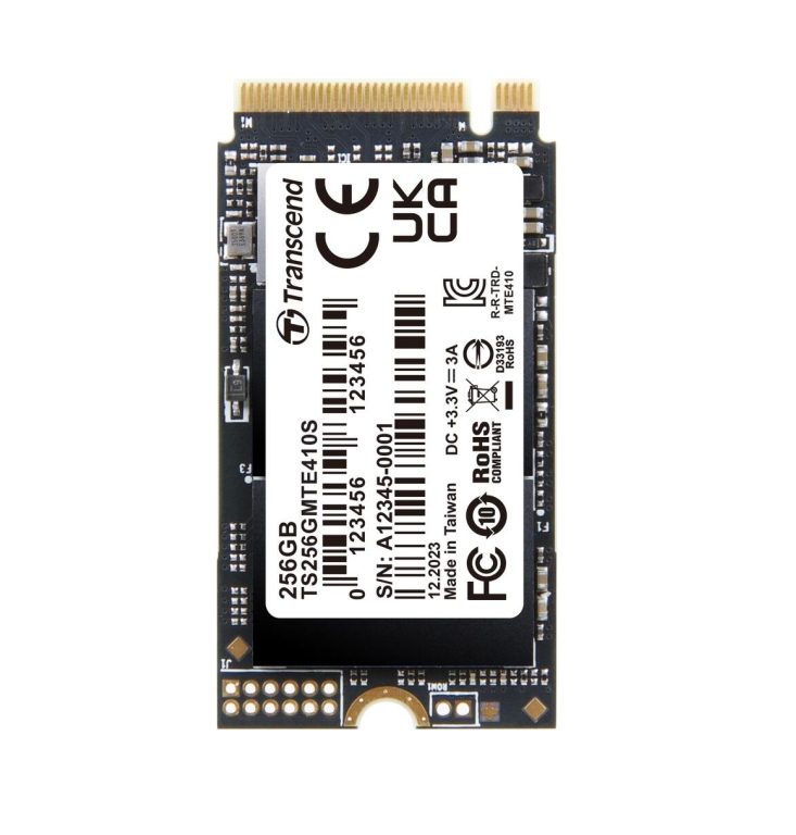 Transcend 256GB M.2 2242 PCIe Gen4x4 NVMe 3D TLC DRAM-less SSD