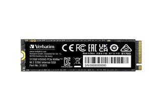 Verbatim Vi5000 Internal PCIe NVMe M.2 SSD 512GB