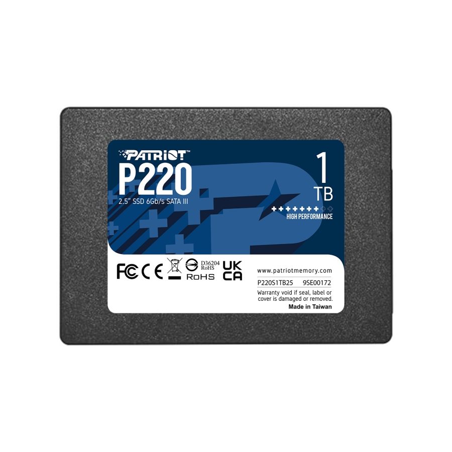 Patriot P220 1TB SATA3 2.5 вътрешен SSD