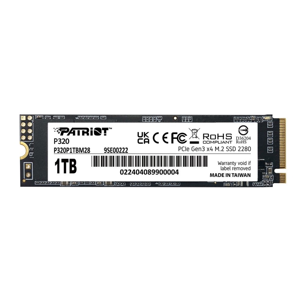 Patriot P320 1TB M.2 2280 PCIe SSD