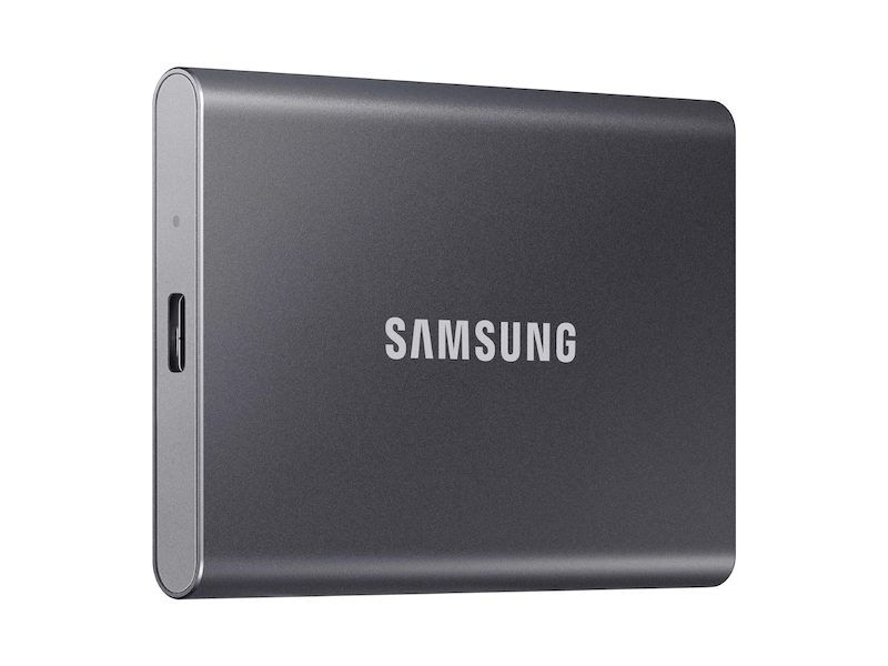 Samsung Portable SSD T7 1TB, USB 3.2, Read 1050 MB/s Write 1000 MB/s, Titan Gray