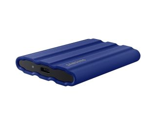 Samsung Portable NVMe SSD T7 Shield 1TB, USB 3.2 Gen2, Rugged, IP65, Read 1050 MB/s Write 1000 MB/s, Blue