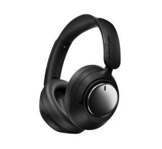 HiFuture TOUR MkII Black, Hybrid Active Noise Canceling, 40Hours Playtime, Memory Protein Foam Cover, Metallic Headband, Wireless 5.4, AUX Cable