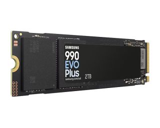 Samsung SSD 990 EVO Plus 2TB PCIe 4.0 NVMe 2.0 M.2 V-NAND 3-bit MLC, 256-bit Encryption, Read 7150 MB/s Write 6300 MB/s