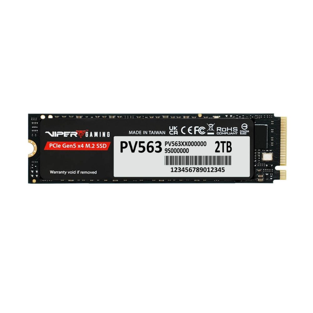 Patriot Viper PV563 2TB M.2 2280 PCIe Gen5 x4 SSD