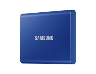 Samsung Portable SSD T7 2TB, USB 3.2, Read 1050 MB/s Write 1000 MB/s, Indigo Blue
