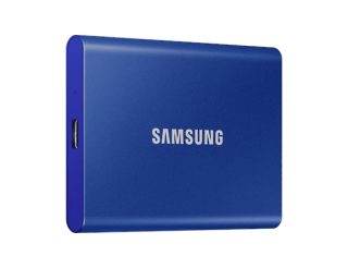 Samsung Portable SSD T7 2TB, USB 3.2, Read 1050 MB/s Write 1000 MB/s, Indigo Blue