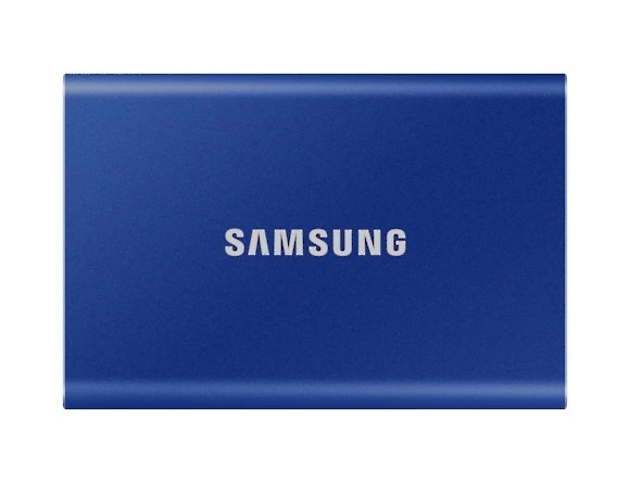 Samsung Portable SSD T7 2TB, USB 3.2, Read 1050 MB/s Write 1000 MB/s, Indigo Blue