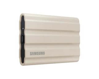 Samsung Portable NVMe SSD T7 Shield 2TB, USB 3.2 Gen2, Rugged, IP65, Read 1050 MB/s Write 1000 MB/s, Beige