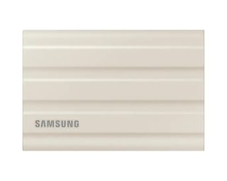 Samsung Portable NVMe SSD T7 Shield 2TB, USB 3.2 Gen2, Rugged, IP65, Read 1050 MB/s Write 1000 MB/s, Beige