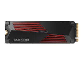 Samsung SSD 990 PRO 4TB Heatsink PCIe 4.0 NVMe 2.0 M.2 V-NAND 3-bit MLC, 256-bit Encryption, Read 7450 MB/s Write 6900 MB/s