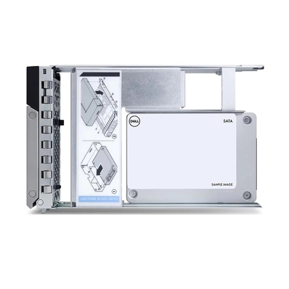 Dell 480GB SSD SATA Read Intensive 6Gbps 512e 2.5in Hot-Plug, CusKit, Съвместим с R440, R450, R640, R650, R740, R750, R6525, R840, R940, C6520, T550